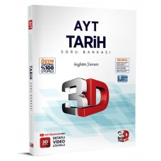 3D Yayınları  AYT Tarih Tamamı Video Çözümlü Soru Bankası