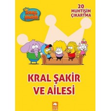 Kral Şakir ve Ailesi - Çıkartmalı Boyama Kitabı