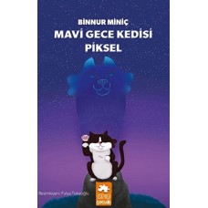 Mavi Gece Kedisi Piksel