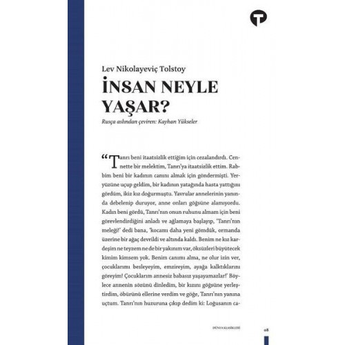 İnsan Ne İle Yaşar?