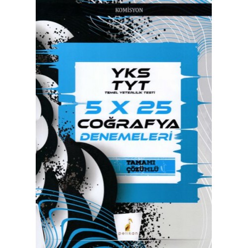 Pelikan YKS TYT 5x25 Coğrafya Denemeleri (Yeni)