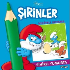 Sihirli Yumurta Hikayeli Boyama - Şirinler