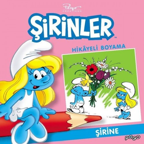 Şirine Hikayeli Boyama - Şirinler