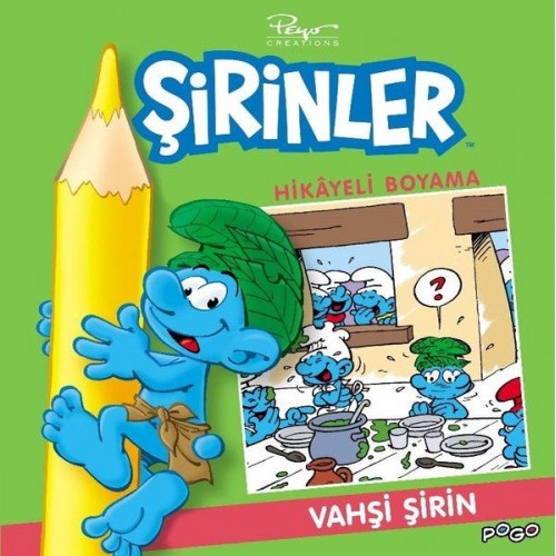 Vahşi Şirin Hikayeli Boyama - Şirinler