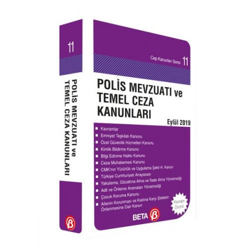 Cep Kanunu Serisi 11 - Polis Mevzuatı ve Temel Ceza Yasaları