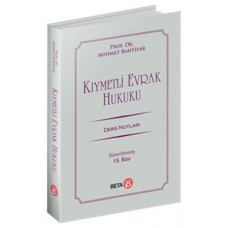 Kıymetli Evrak Hukuku Ders Notları