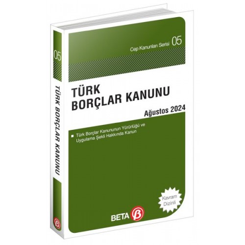 Türk Borçlar Kanunu - Eylül 2023