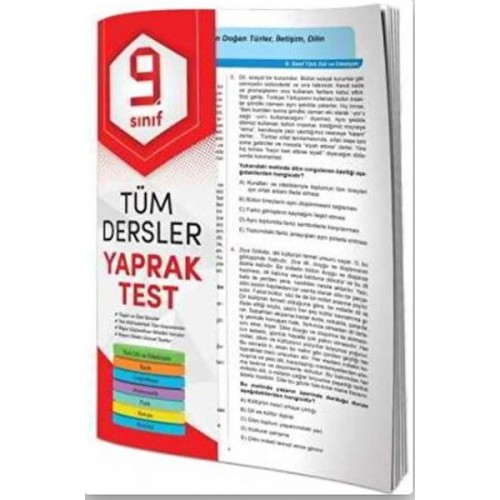 9. Sınıf Tüm Dersler Yaprak Test