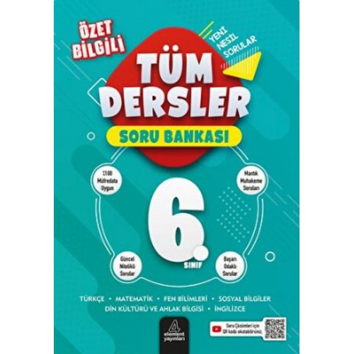 6. Sınıf Tüm Dersler Soru Bankası