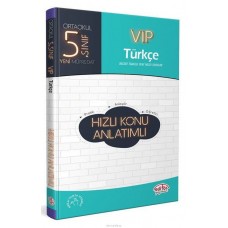 Editör 5. Sınıf VIP Türkçe Hızlı Konu Anlatımlı (Yeni)