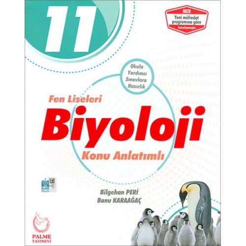 Palme 11.Sınıf Fen Liseleri Biyoloji Konu Anlatımlı (Yeni)