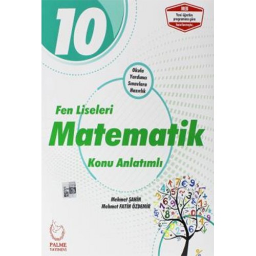 Palme 10.Sınıf Fen Liseleri Matematik Konu Anlatımlı (Yeni)