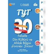 Palme TYT Felsefe Din Kültürü ve Ahlak Bilgisi Palmetre 30 Deneme Sınavı