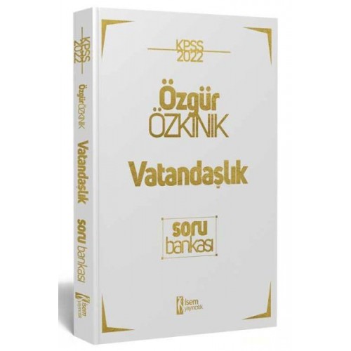 İsem Yayıncılık 2022 KPSS Vatandaşlık Soru Bankası