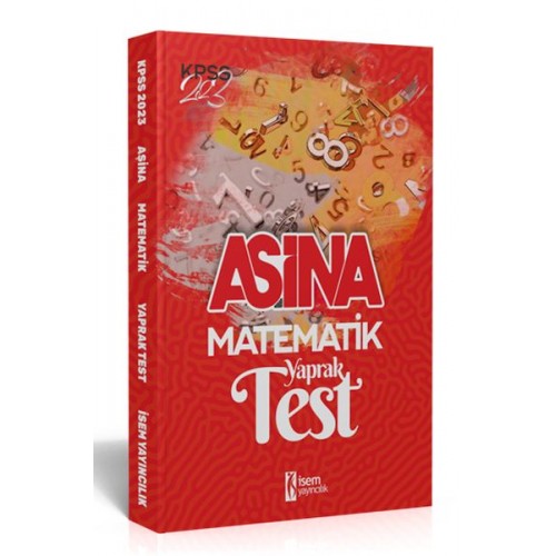 İsem Yayıncılık 2023 KPSS Lisans Aşina Matematik Çek Kopar Yaprak Test