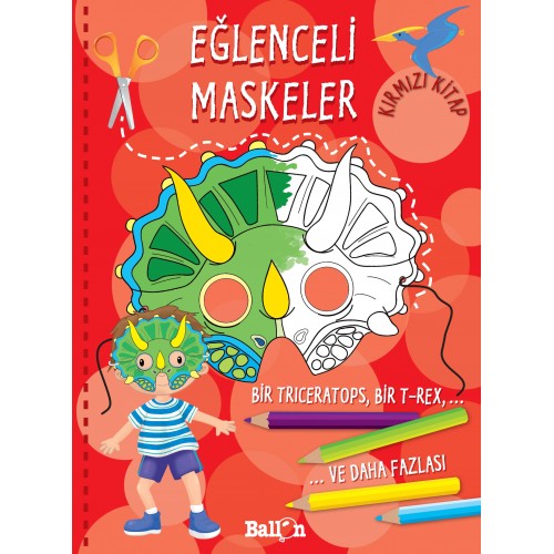 Eğlenceli Maskeler (Kırmızı Kitap)