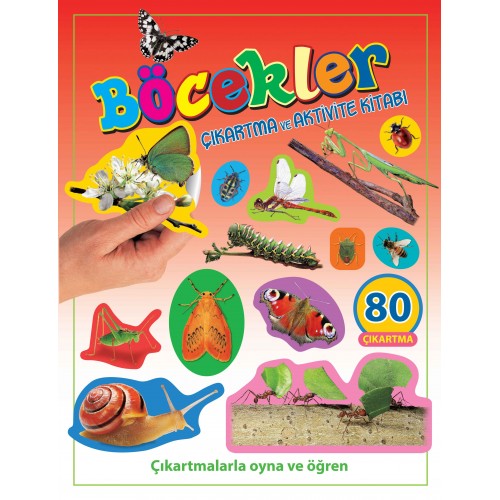 Böcekler - Çıkartma ve Aktivite Kitabı