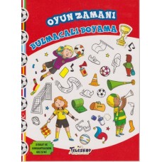 Oyun Zamanı Bulmacalı Boyama