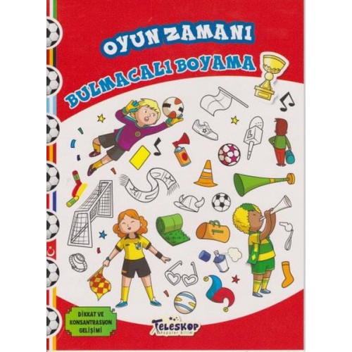 Oyun Zamanı Bulmacalı Boyama