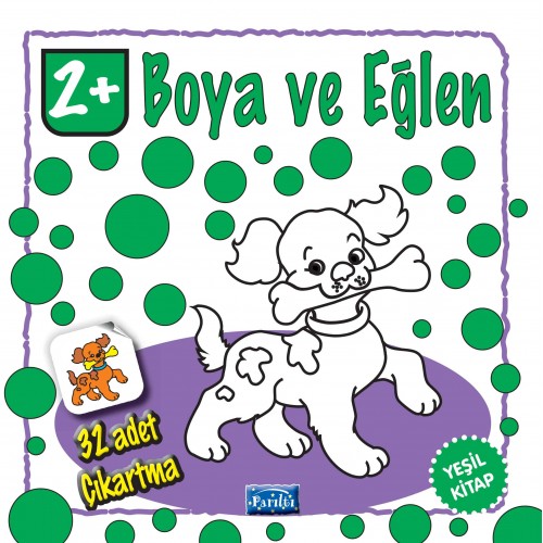 Boya ve Eğlen Yeşil Kitap