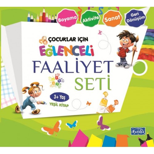 Eğlenceli Faaliyet Seti - Yeşil Kitap - 3+ Yaş