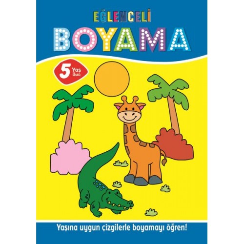 Eğlenceli Boyama - 5 Yaş Üstü 4’lü Pastel Boya Hediyeli