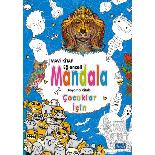 Çocuklar İçin Mandala Mavi