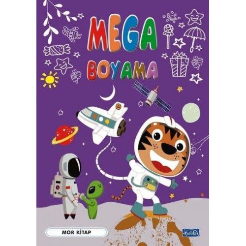 Mega Boyama Mor Kitap