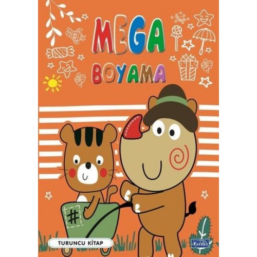 Mega Boyama Turuncu Kitap