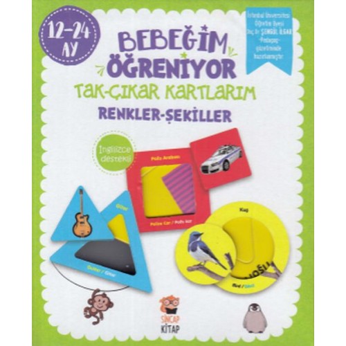 Bebeğim Öğreniyor - Tak Çıkar Kartlarım (12-24 Ay)