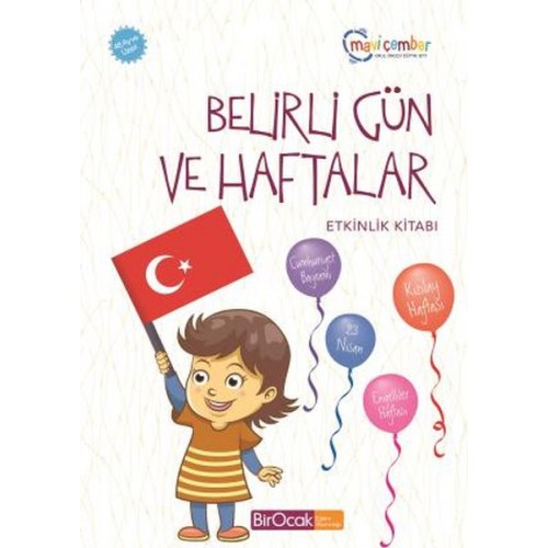 Belirli Gün ve Haftalar Etkinlik Kitabı - Mavi Çember (48 Ay ve Üzeri)