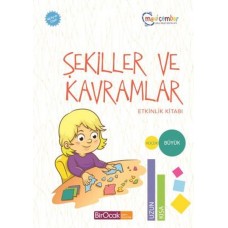 Şekiller ve Kavramlar Etkinlik Kitabı - Mavi Çember (48 Ay ve Üzeri)