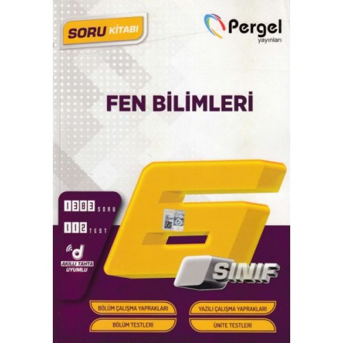 Pergel 6. Sınıf Fen Bilimleri Soru Kitabı (Yeni)