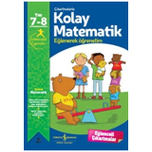 Çıkartmalarla Kolay Matematik Eğlenerek Öğrenelim 7-8 Yaş