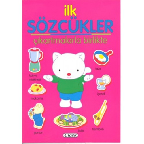 İlk Sözcükler - Çıkartmalarla Birlikte Pembe