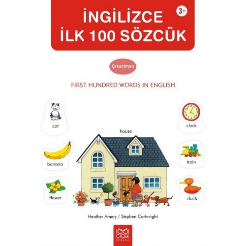 İngilizce İlk Yüz Sözcük Çıkartma Kitabı