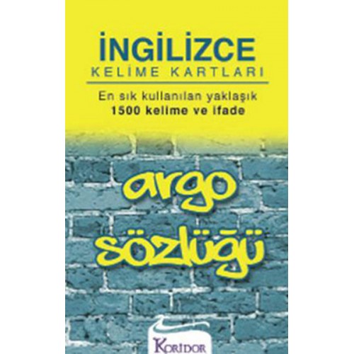 Argo Kelime Kartları (İngilizce)