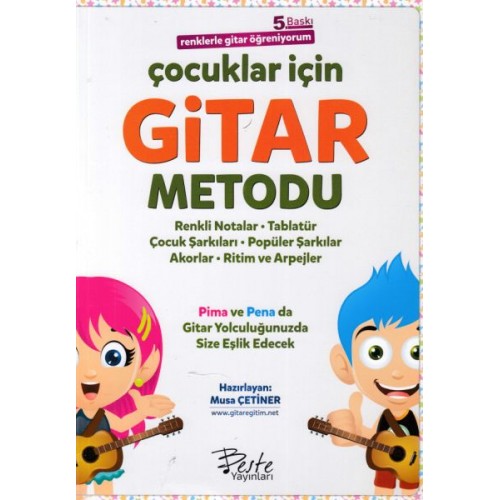 Çocuklar İçin Gitar Metodu - Renklerle Gitar Öğreniyorum