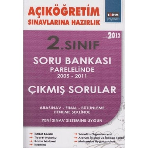 2. Sınıf Açıköğretim Sınavlarına Hazırlık