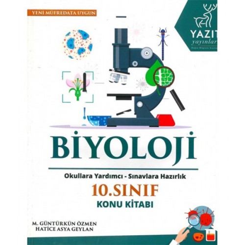 Yazıt 10. Sınıf Biyoloji Konu Kitabı (Yeni)