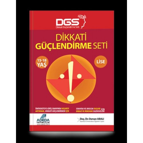 Dikkati Güçlendirme Seti Lise 15-18 Yaş