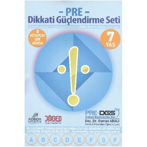 Pre Dikkati Güçlendirme Seti – 1.Sınıf – 7 yaş