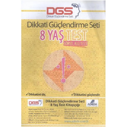 Dikkati Güçlendirme Seti 8 Yaş Test