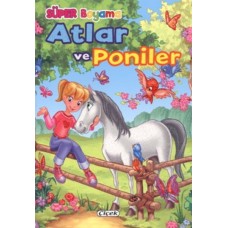 Süper Boyama-Atlar Ve Poniler-2