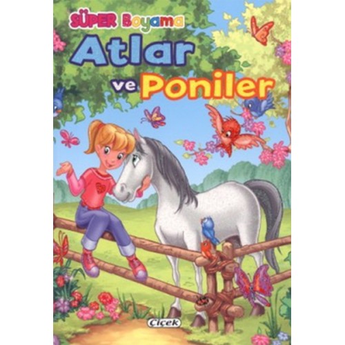 Süper Boyama-Atlar Ve Poniler-2