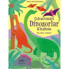 Çıkartmalı Dinozorlar Kitabım / Kes - Boya - Yapıştır