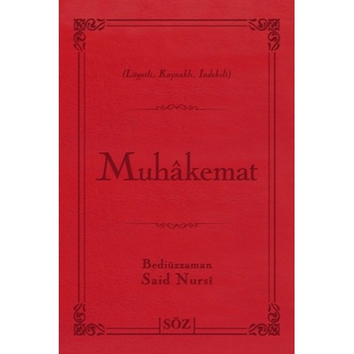 Muhakemat (Büyük Boy - İki Renkli)