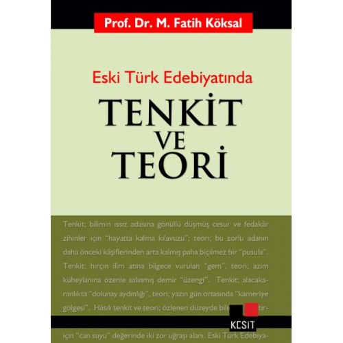 Eski Türk Edebiyatında Tenkit ve Teori