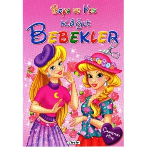 Boya Ve Kes - Kağıt Bebekler