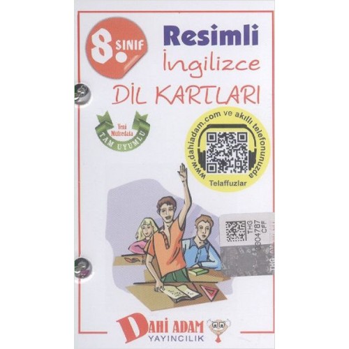 Dahi Adam 8. Sınıf Resimli İngilizce Dil Kartları